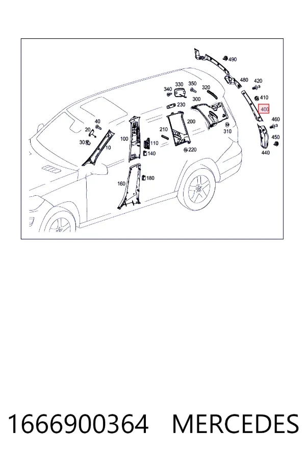  Mercedes A1666900364