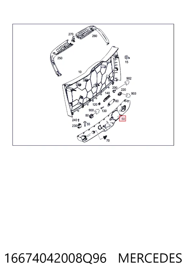 Mercedes A1667404200