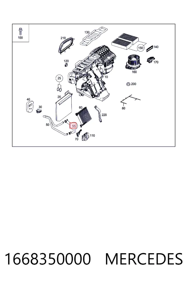 A1668350000 Mercedes 