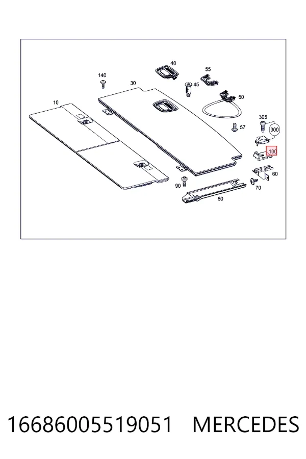  Mercedes A1668600551