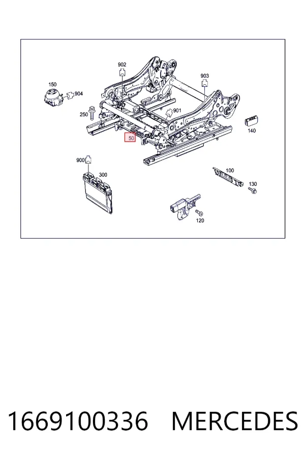  Mercedes A1669100336 ціна, від 397.07 USD