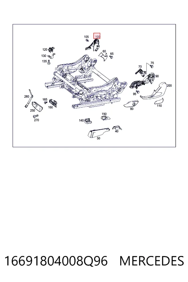  Mercedes A1669180400 ціна, від 14.64 USD