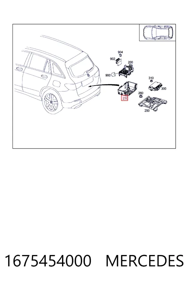 Купити A1675454000 Mercedes 