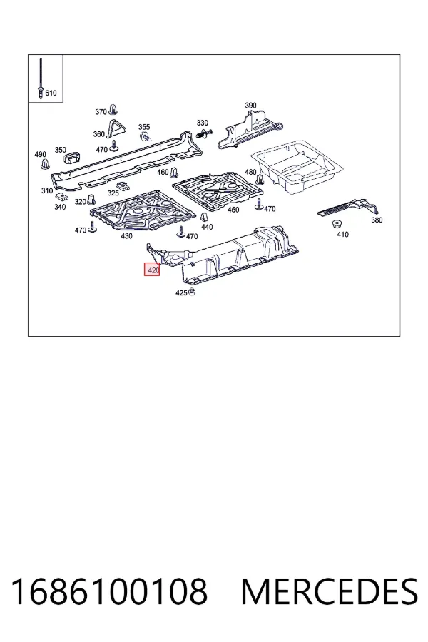 A1686100108 Mercedes 