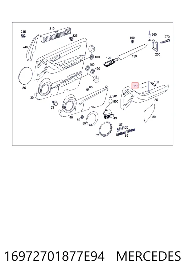  Mercedes A1697270187