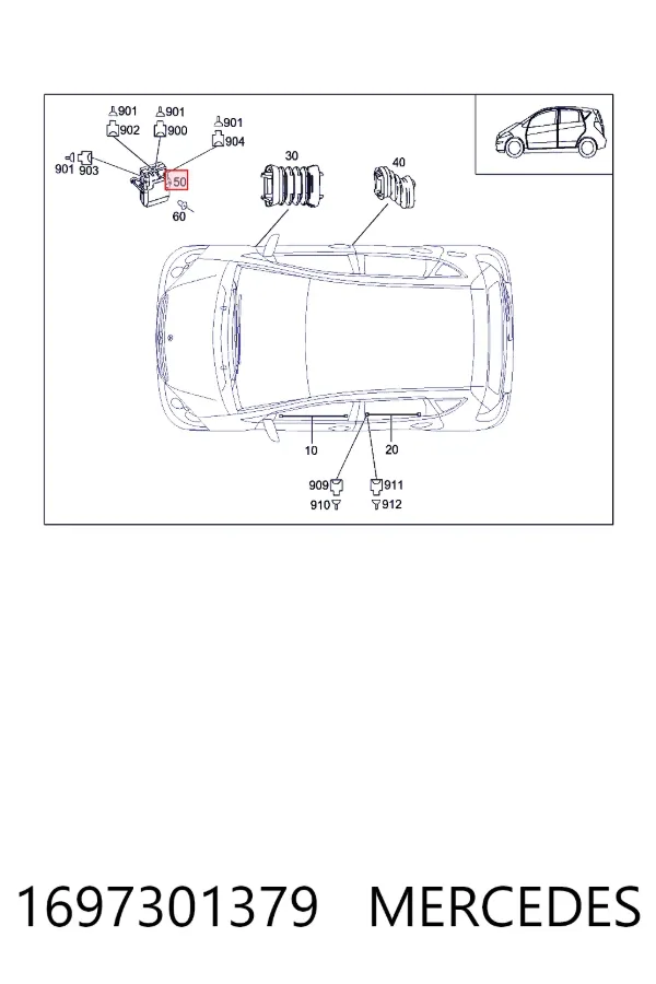 A1697301379 Mercedes Механізм стеклопод'емника двері задньої, лівої