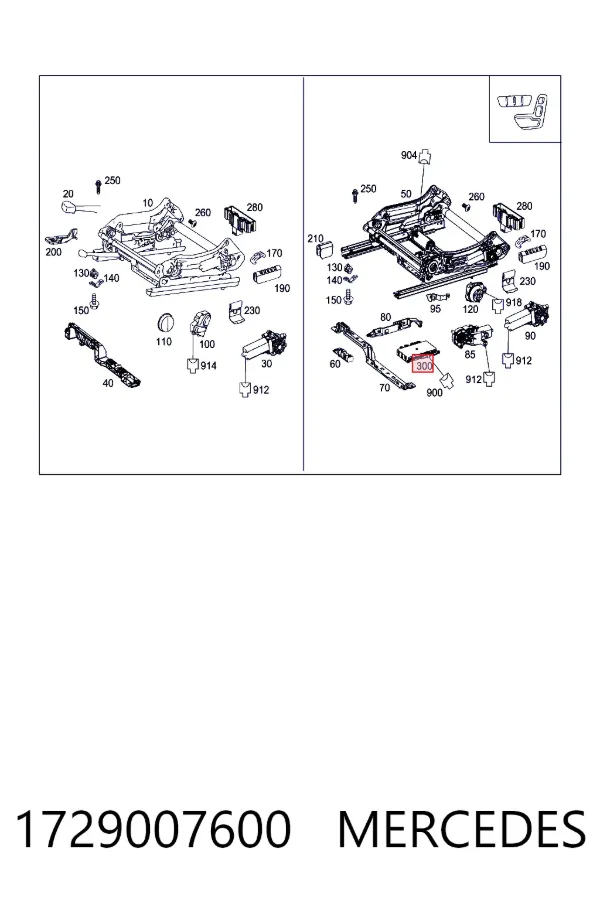  Mercedes A1729007600