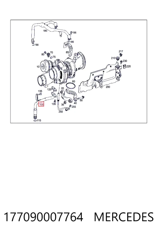  Mercedes A1770900077 ціна, від 82.35 USD