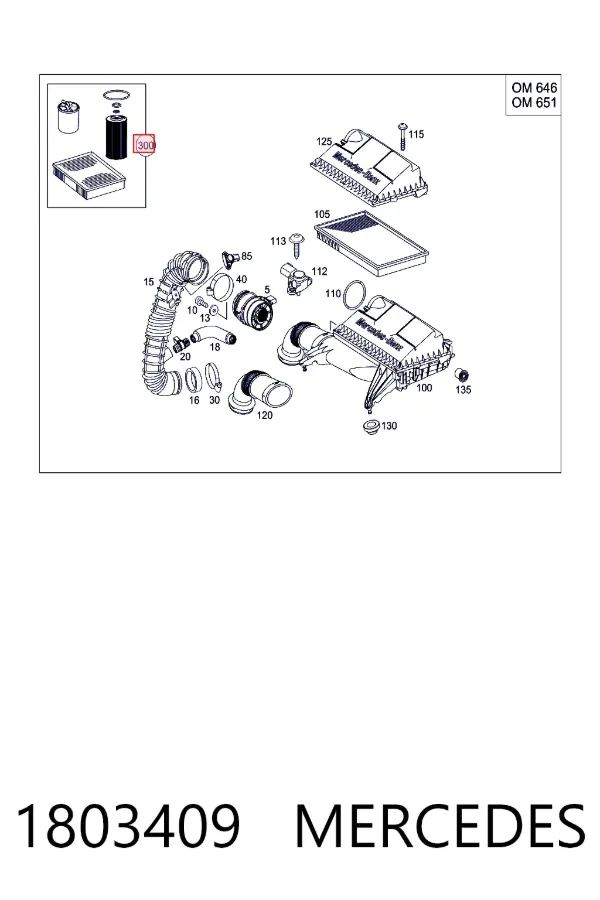  Mercedes A0001803409 ціна, від 73.15 USD