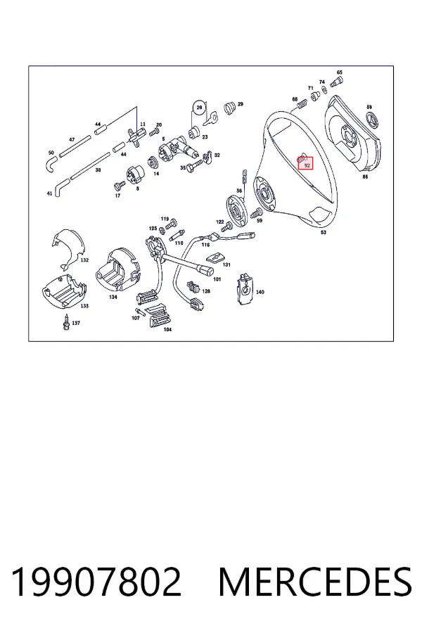  A0019907802 Mercedes