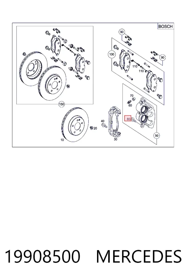  A0019908500 Mercedes