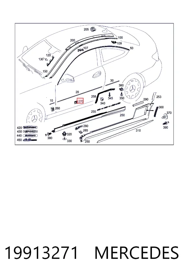 A0019913271 Mercedes 