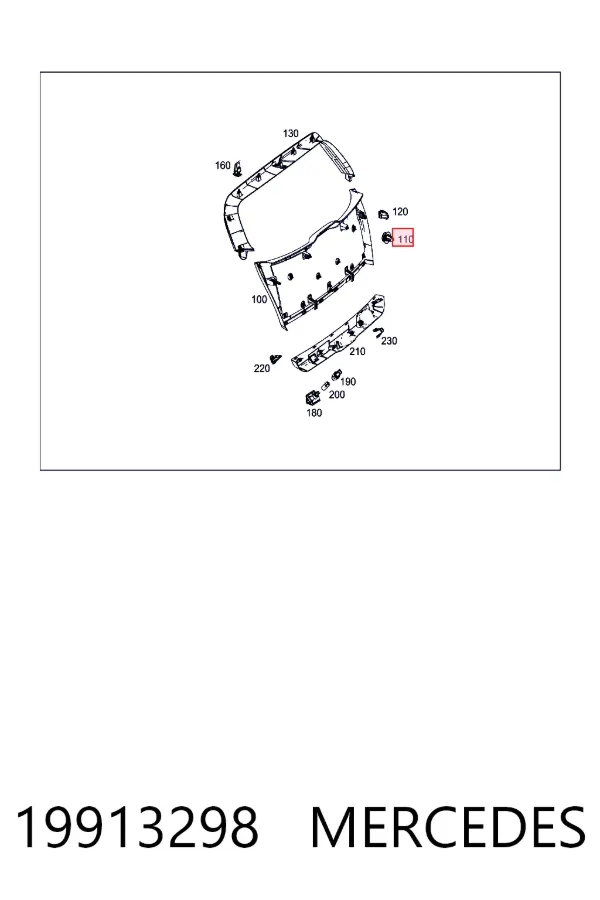  Mercedes A0019913298