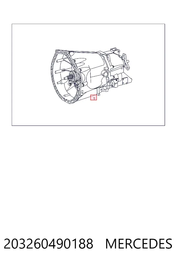 Купити A2032604901 Mercedes Ручна коробка передач