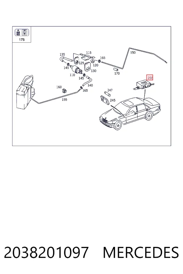  Mercedes A2038201097