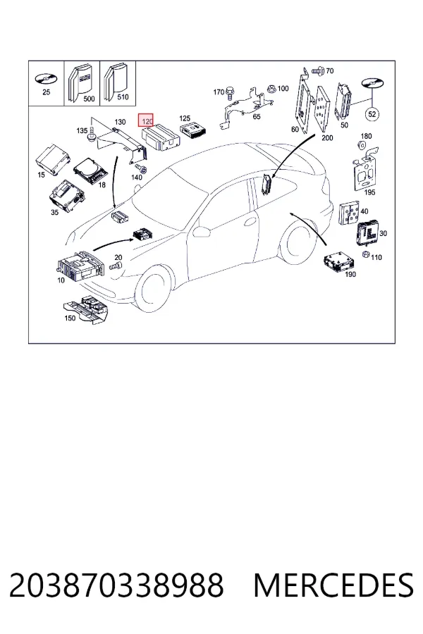  Mercedes A2038703389
