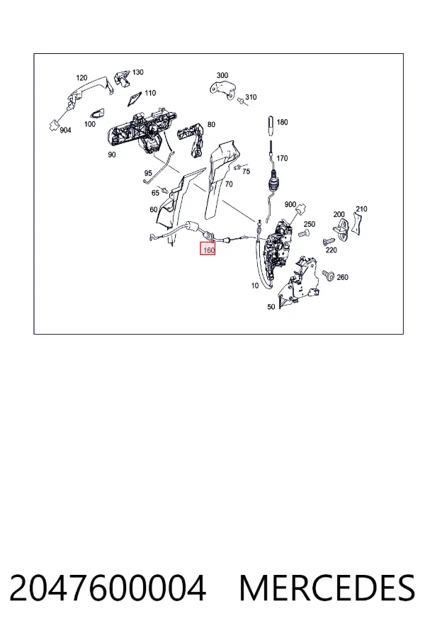  Mercedes A2047600004 ціна, від 8.87 USD