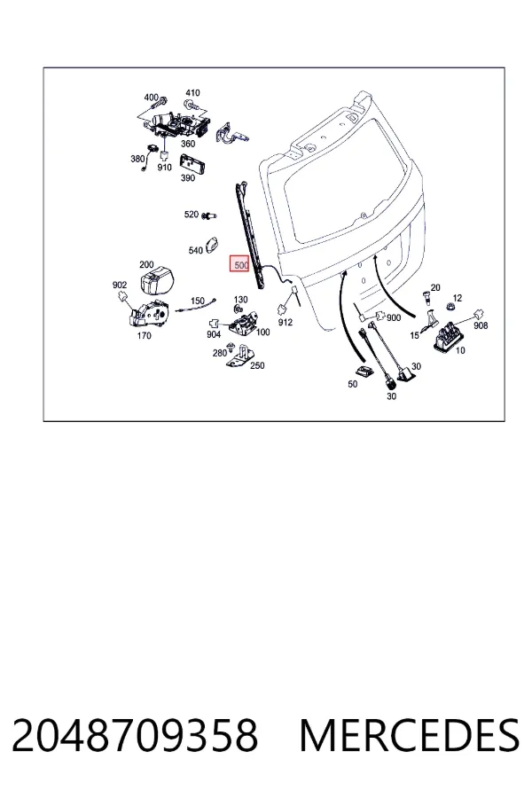 A2048709358 Mercedes 