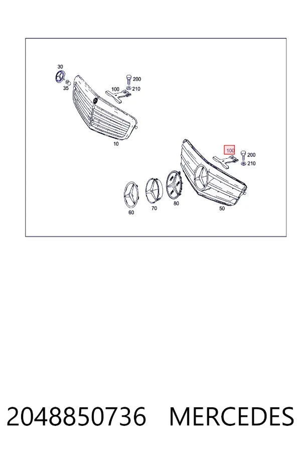  Mercedes A2048850736