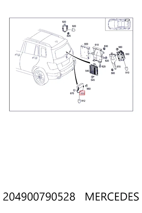  Mercedes A2049007905
