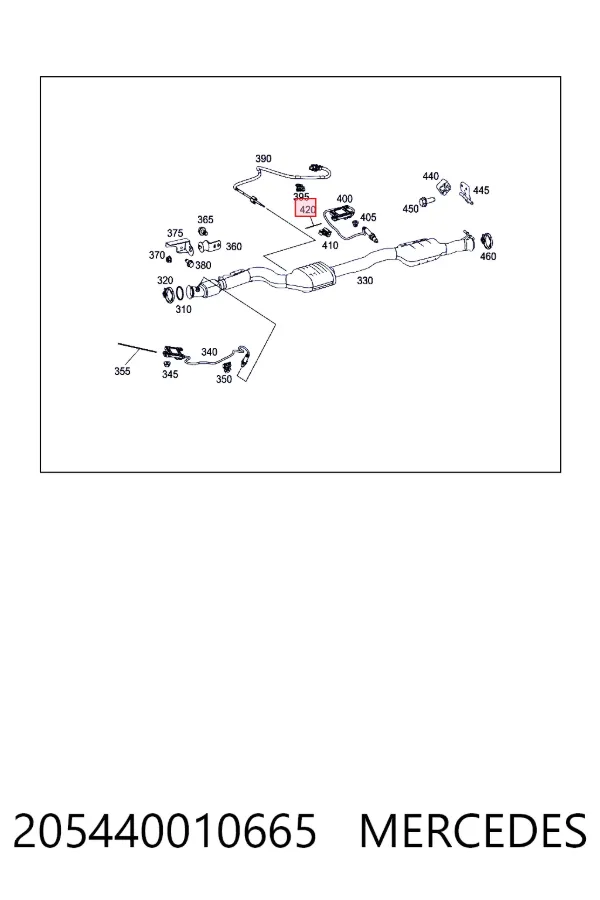  Mercedes A205440010665 ціна, від 9.93 USD