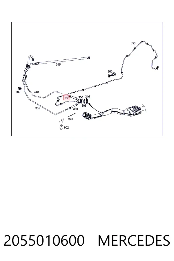 A2055010600 Mercedes 