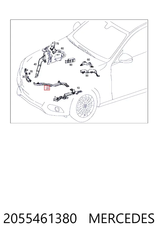 A2055461380 Mercedes 