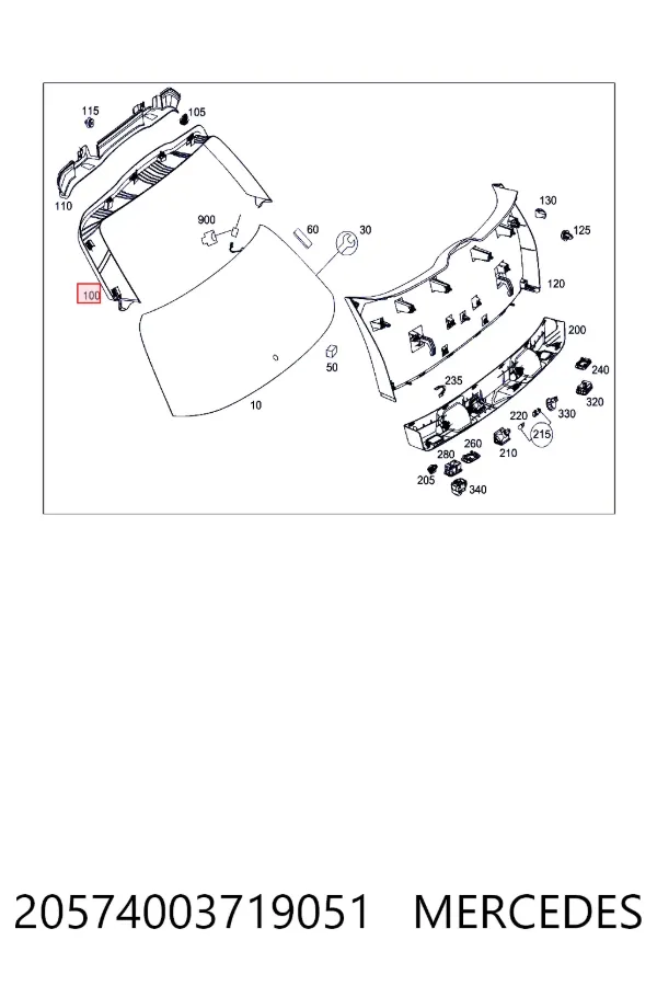  A2057400371 Mercedes