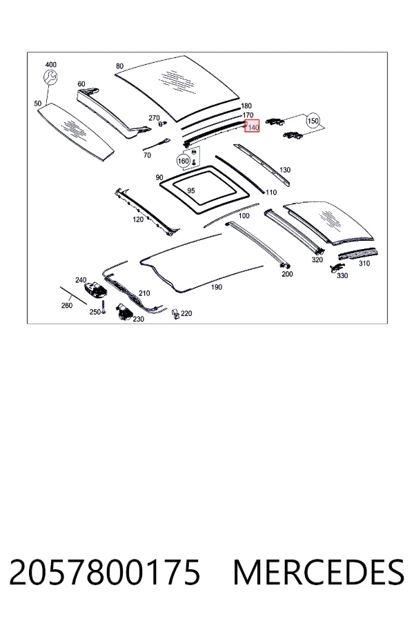  A2057800175 Mercedes