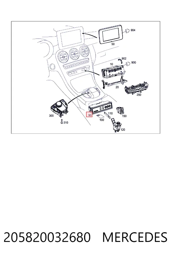  A2058200326 Mercedes