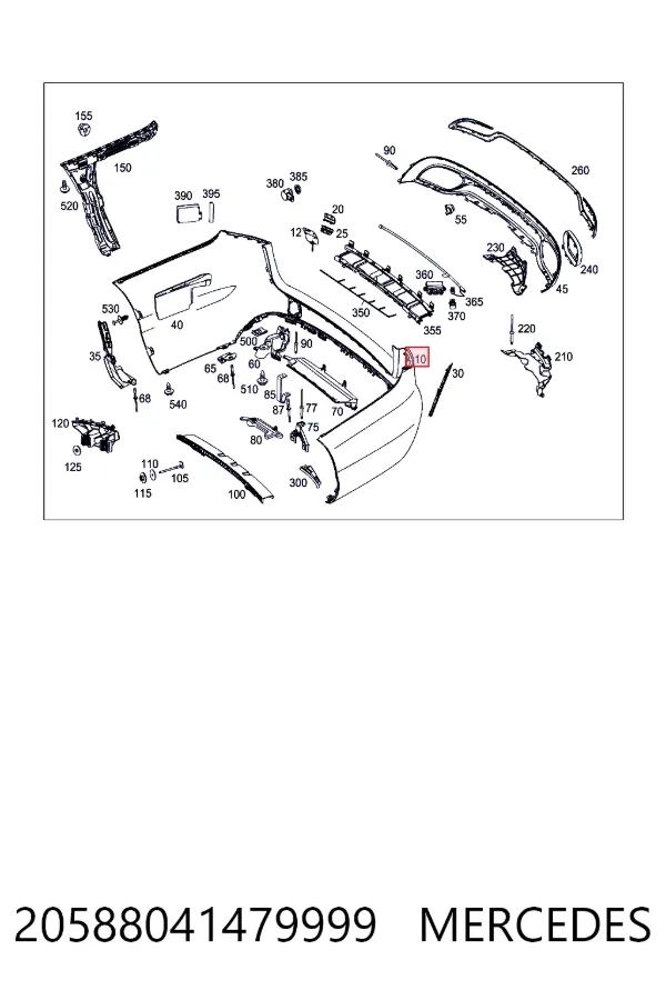 A20588041479999 Mercedes 