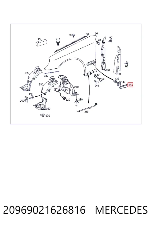  Mercedes A2096902162