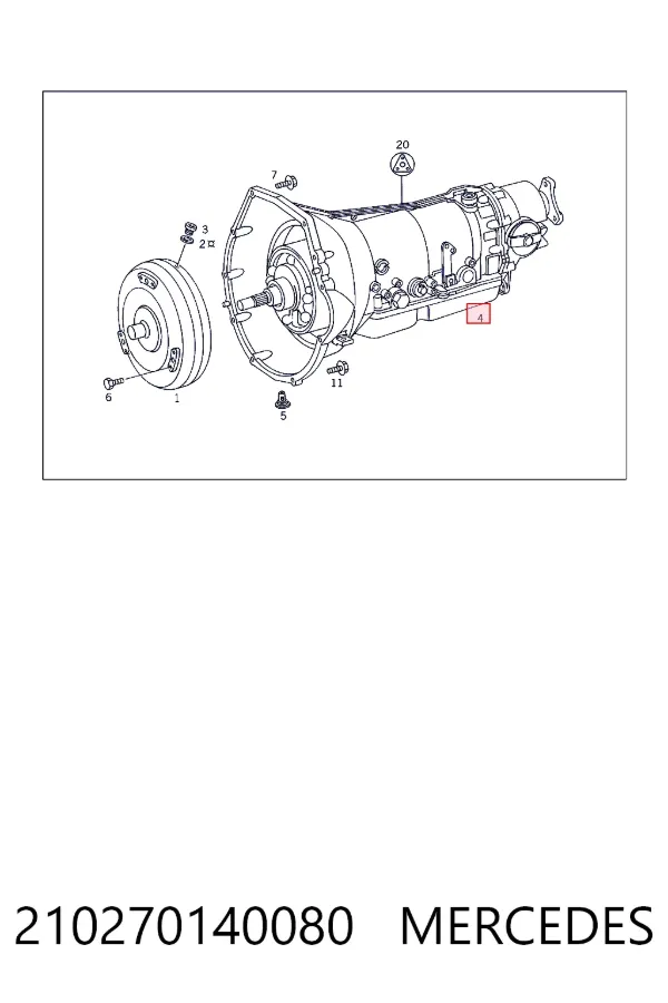 АКПП A2102701400 Mercedes