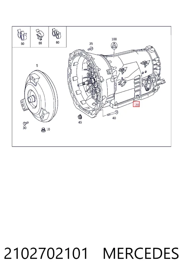 Купити A2102702101 Mercedes АКПП в зборі (автоматична коробка передач)