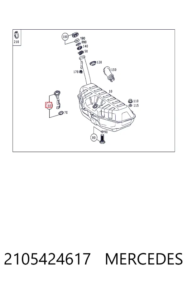 A2105424617 Mercedes Датчик бензобака