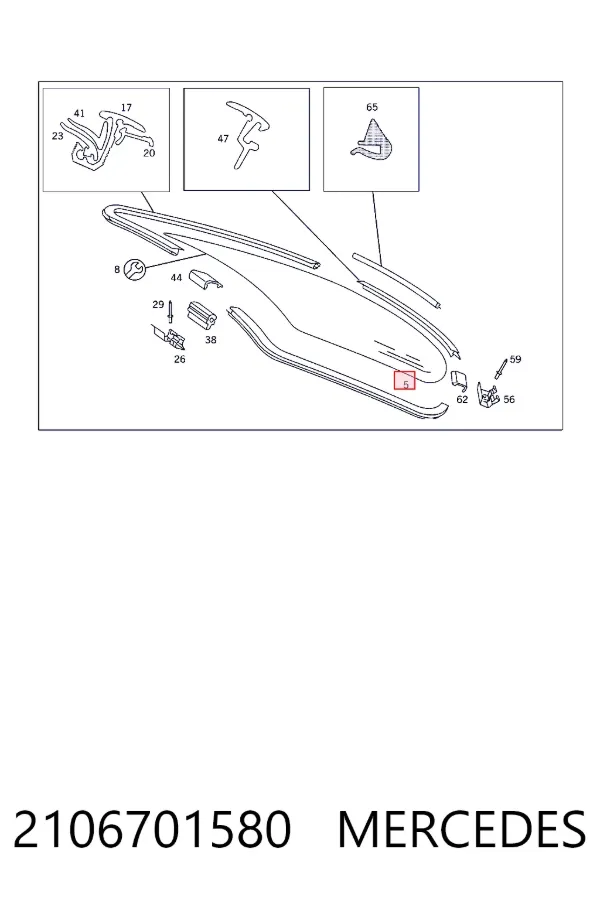 Скло автомобільне заднє Mercedes A2106701580 ціна, від 85.03 USD