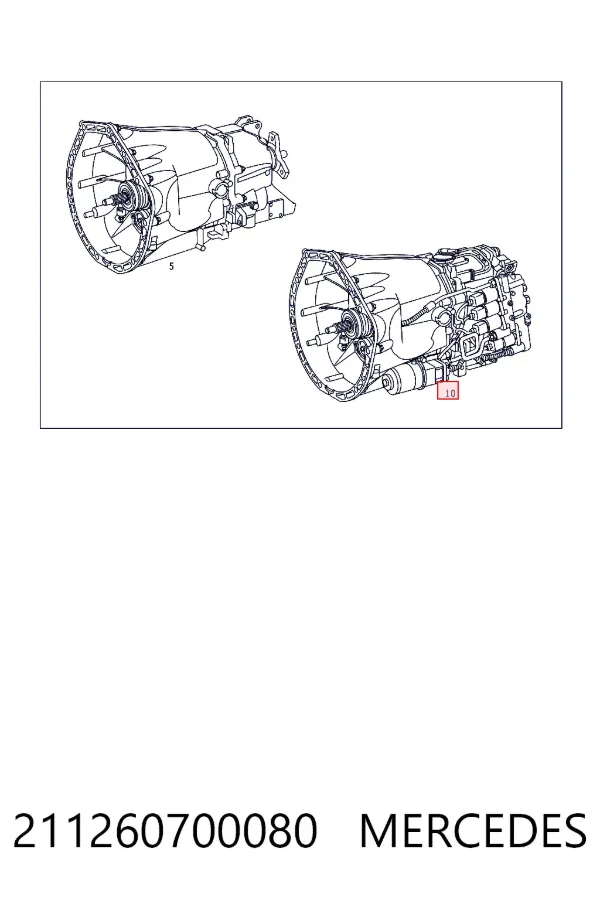 МКП в зборі Mercedes A2112607000 ціна, від 380.10 USD