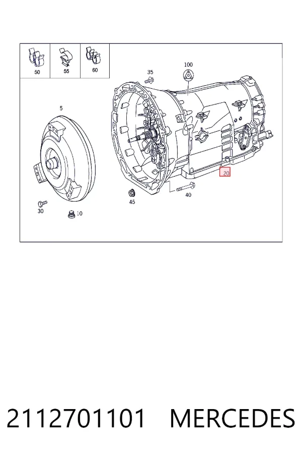 A2112701101 Mercedes Автоматична коробка передач
