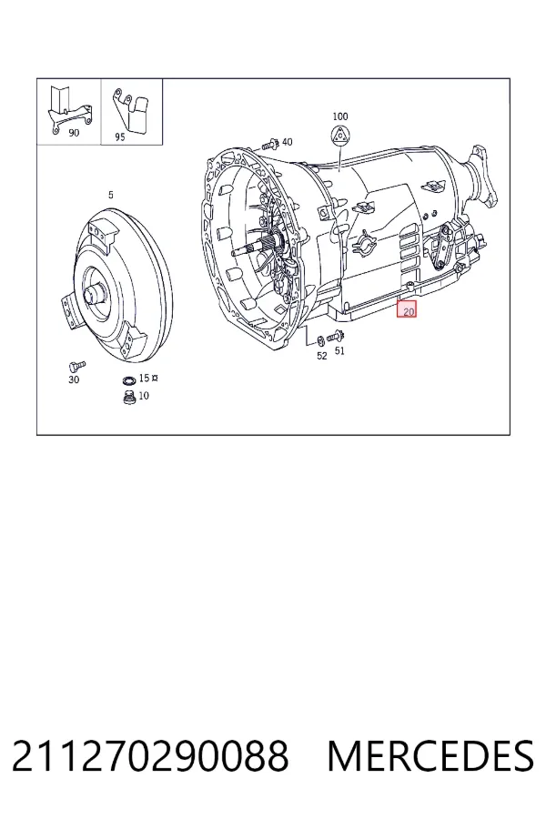Купити A2112702900 Mercedes АКПП в зборі (автоматична коробка передач)