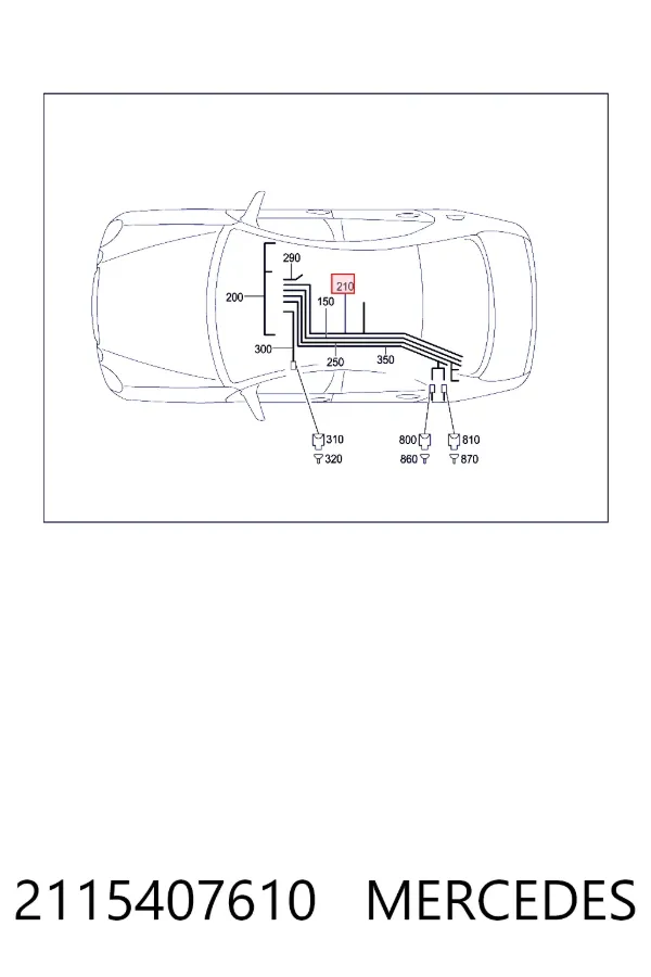 A2115407610 Mercedes 
