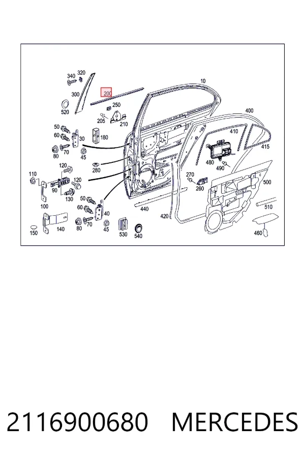  A2116900680 Mercedes
