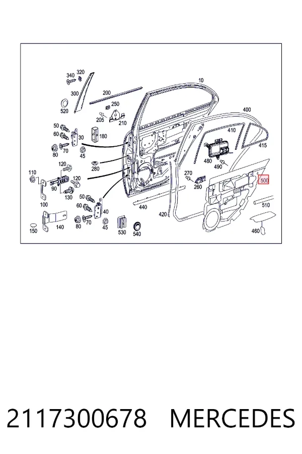 A2117300678 Mercedes 
