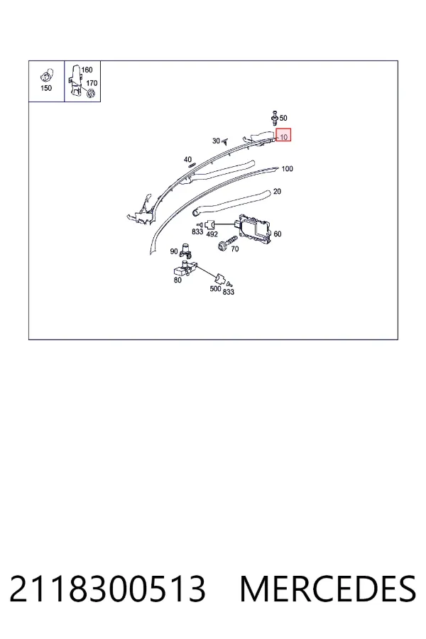  Mercedes A2118300513