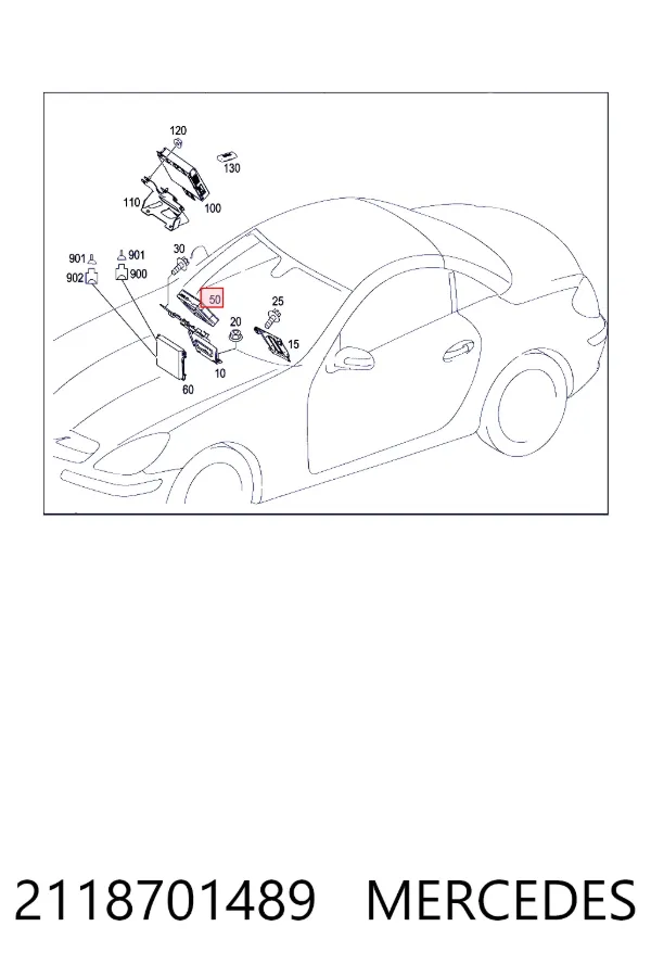  Mercedes A2118701489