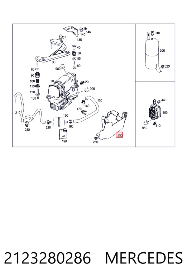  A2123280286 Mercedes