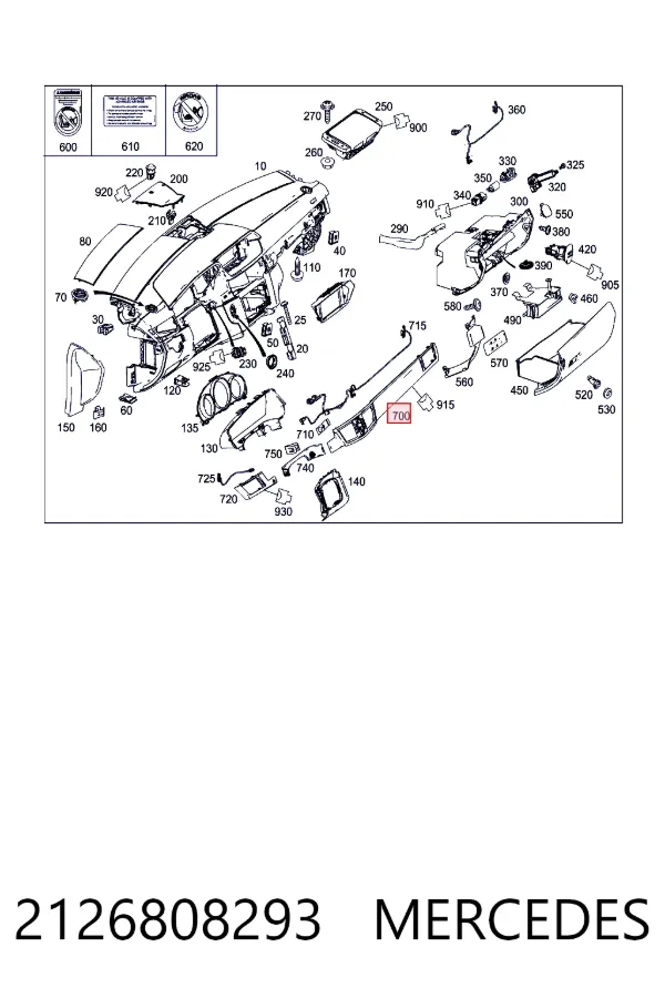A2126808293 Mercedes 