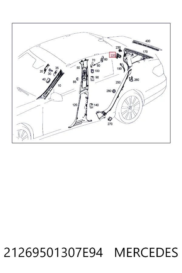 A2126950130 Mercedes 
