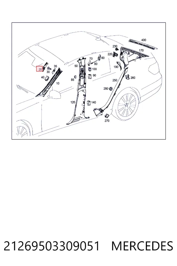  A2126950330 Mercedes