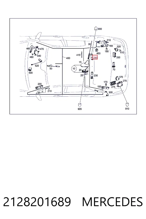  A2128201689 Mercedes