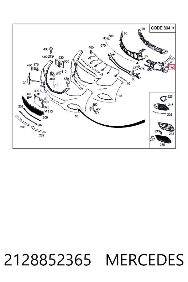 A2128852365 Mercedes 